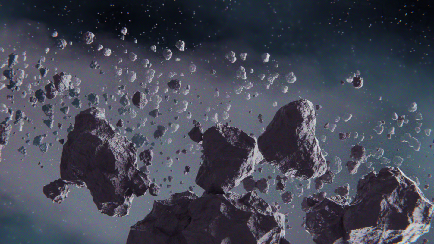 a test of the asteroid fields